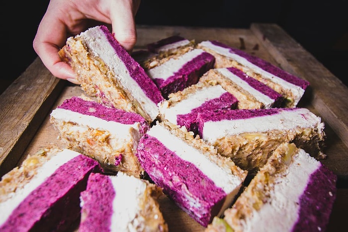 瑞典，斯德哥尔摩，奶酪，蛋糕，蓝莓，手，烘焙，食物