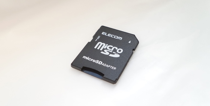 micro、sd、卡、适配器、白色、背景、elecom、内存