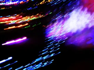 美国，脊木，光，慢，抽象，夜间，照明，光-自然现象