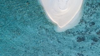 马尔代夫，粉浮石，无人机，海洋，大海，海滩，沙滩，沙滩