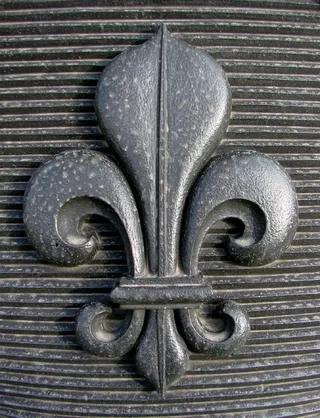 鸢尾花墙装饰, 鸢尾花, 赖氨酸, 百合, 装饰, 设计, 符号, 纹章