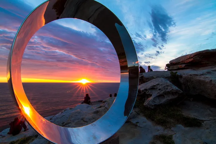 澳大利亚，邦迪海滩，海洋，海景，海滩，悉尼，岩石，岩石海岸