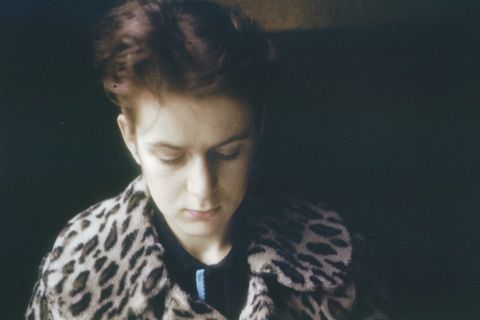 肖像，一人，头像，年轻人，向下看，看，成年人，棕色头发