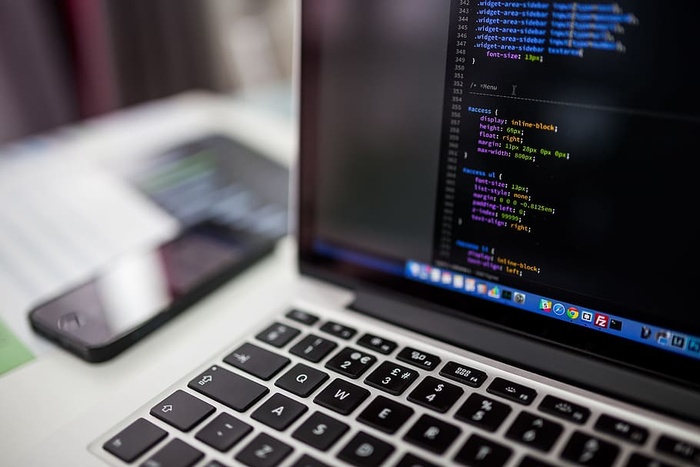 灰色，黑色，笔记本电脑，翻转，编码，编码，编程，css