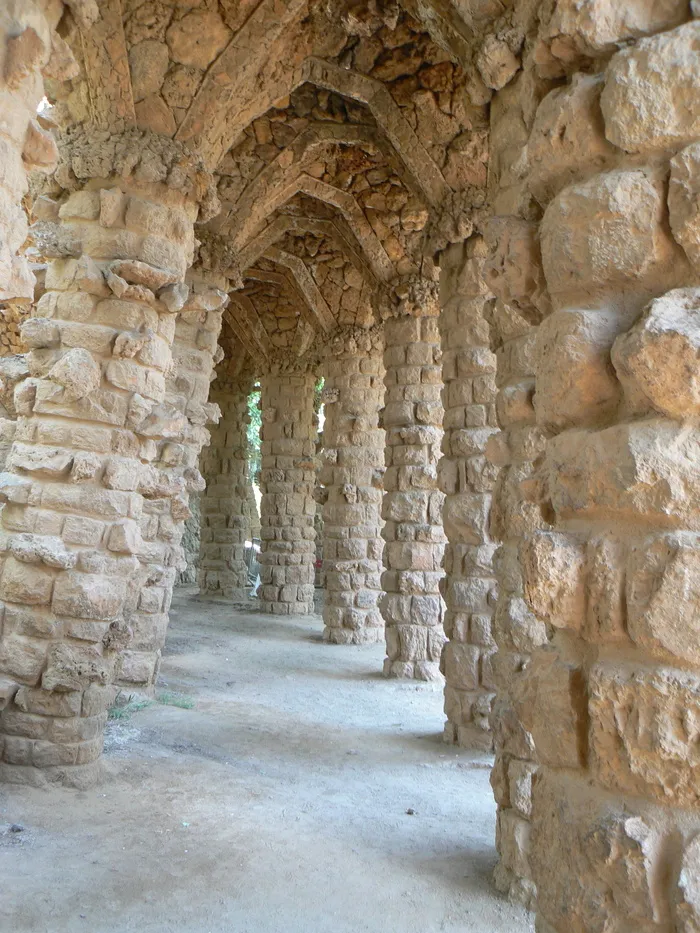 高迪，地狱，花岗岩石头，石头，花岗岩，格宾石，大块花岗岩，格宾石