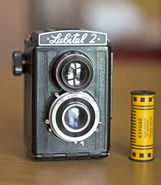 lubitel 2，复古相机，双镜头反射，tlr，中等格式，俄罗斯，苏联，快门