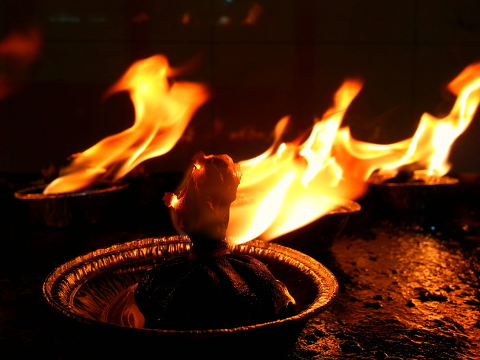 diya，deepam，油灯，火焰，油灯，灯，油，灯