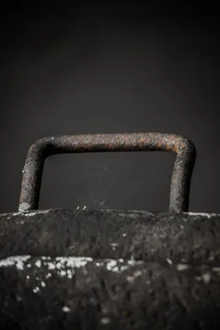 crampon，铁，弯曲，金属，生锈，腐蚀，旧，赤褐色