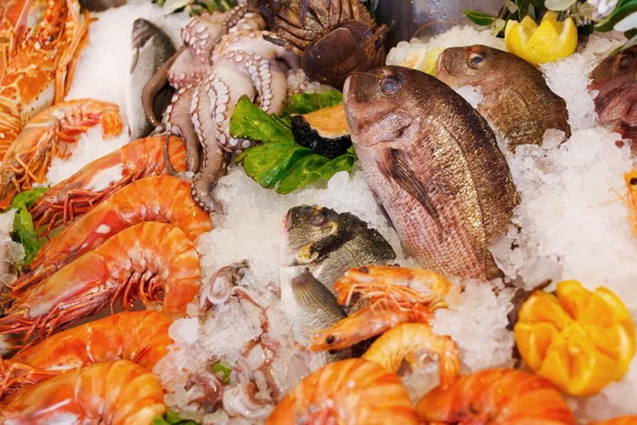 食品摄影，虾，鱼，海鲜，食品，健康，海洋，新鲜