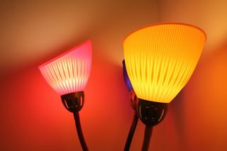美国，rockford，light，red，retro，blue，yellow，lamp