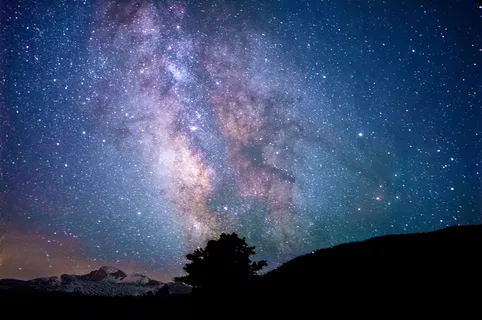 自然,天空,夜晚,星星,星座,光,树,家伙 自然,天空,夜晚,星星,星座,光,树,家伙