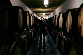 葡萄酒、casa madero、墨西哥、saltillo、town、ghost town、barrel、man