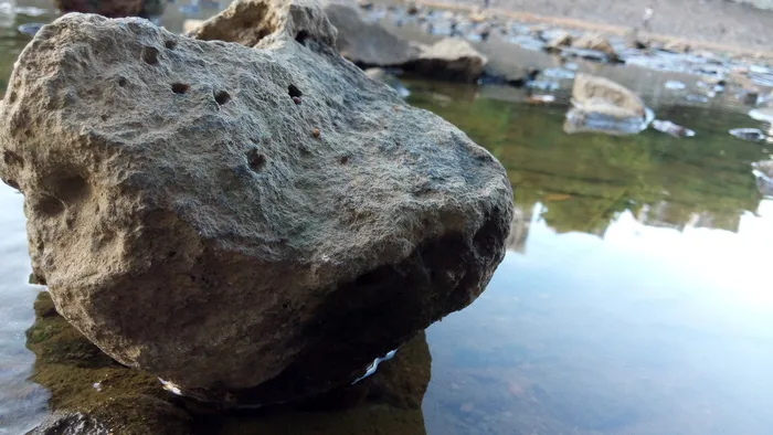 石头，水，不规则，水，岩石，岩石-物体，固体，自然
