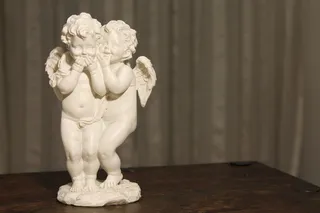 精选，聚焦摄影，陶瓷，小天使雕像，天使，冬天，圣诞节，圣诞节珠宝