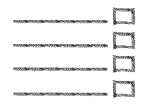 白皮书、矩形、线条、购物清单、清单、方框、草图、虚线