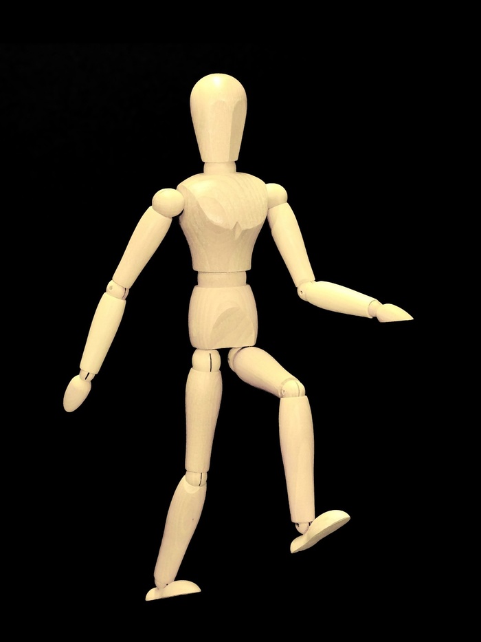 棕色，人体模型，黑色，背景，木材，人物，木制，人体模型