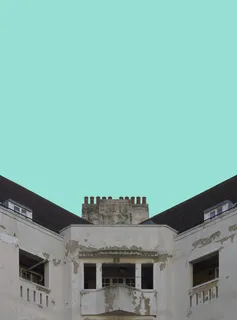 英国,伦敦,国王十字,建筑,对称,破旧,腐烂,石膏 英国,伦敦,国王十字,建筑,对称,破旧,腐烂,石膏