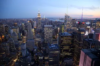 航空摄影、景观摄影、城市、蓝天、纽约、摩天大楼、美国、建筑