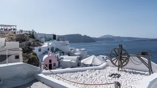 圣托里尼，Oia，希腊，旅游，夏季，Oia，希腊，希腊，旅游