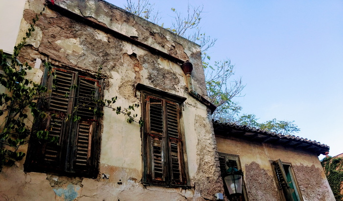希腊、athina、mnisikleous 19、vintage、shutters、athens、oldworld、欧洲
