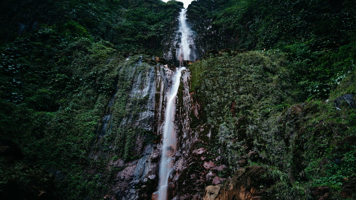 延时摄影，瀑布，自然，风景，山脉，旅行，冒险，森林