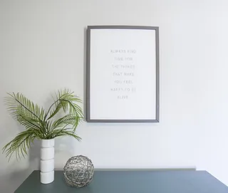 相框附近的绿叶植物