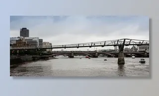 桥，河，河，泰晤士河，千禧年，天空，桥，河，泰晤士河，城市