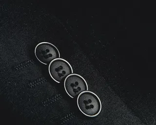特写照片，四个，黑色，衬衫纽扣，特写，照片，纽扣，套装