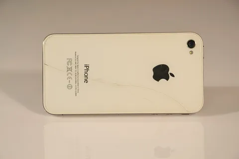Iphone 4，电话，白色，手机，Iphone，白色，手机，手机，损坏