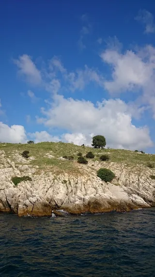 小岛，云，海边，旅游，天空，水，云-天空，岩石