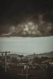 澳大利亚，曼斯菲尔德，蓝色，橙色，阴影，恐怖，神秘，天空