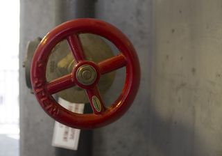 美国，比林斯，转弯，城市，消防水带，乡村，城市，红色