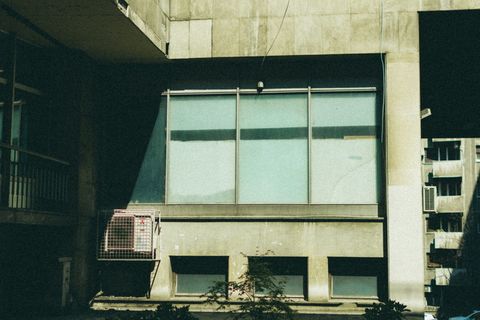 家居装饰、窗、电器、空调、窗帘、窗帘、窗帘、墙面、混凝土