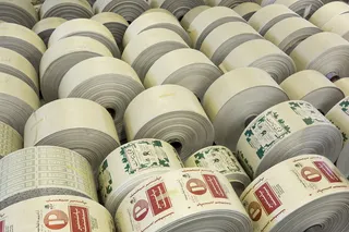 织机，聚丙烯，包装，片材，大组物体，背景，排列，全框架