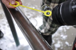 肥皂泡沫, 泡沫, 冬天, 冻结, 肥皂, 水, 液体, 圈子