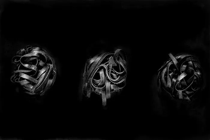 法国，诺曼底，意大利面，黑色，墨水，意大利，食物，幽灵