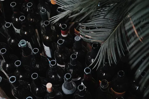 一堆酒瓶 一堆酒瓶