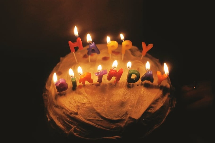 橙色，蛋糕，五彩，快乐，生日蜡烛，火焰，生日，生日蛋糕