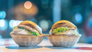 汉堡，食物，生活方式，生活，享受，晚餐，吃饭，晚上