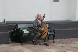 基辅，巴德，乌克兰，全长，坐姿，老年人，座椅，椅子