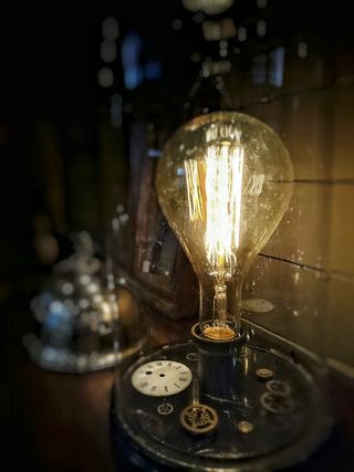 法国, 圣旺, 闪电, 照明设备, 照亮, 灯泡, 没有人, 玻璃-材料