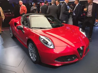 阿尔法罗密欧, 4c, 跑车, 羧基, 轻质结构, 240 ps, 红色, scudetto