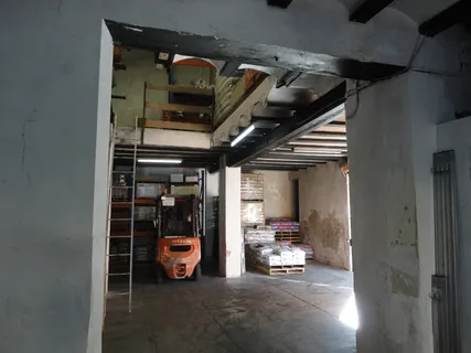 仓库、水泥、砖、碎片、建筑、建筑、运输、陆地车辆