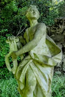 葡萄牙,辛特拉,公园,雕像,皇家金塔,人物形象,植物,雕塑 葡萄牙,辛特拉,公园,雕像,皇家金塔,人物形象,植物,雕塑