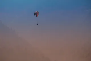 滑翔伞，博卡拉，尼泊尔，冒险，极限运动，运动，飞行，天空