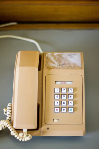 印尼泗水，房间，电话，棕色，复古，酒店，技术