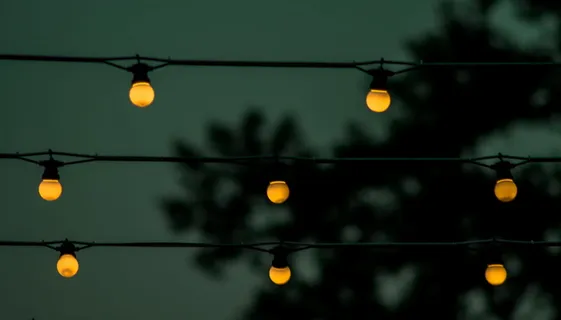 照明, 照明设备, 黄昏, 电力, 电缆, 没有人, 夜, 灯泡