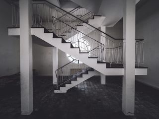 冰岛, Hallgrimskirkja, 雷克雅未克, 时钟, 时间, 楼梯, 架构