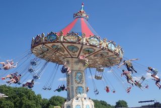 秋千、游乐场、娱乐、游乐园、骑乘、游乐场、娱乐