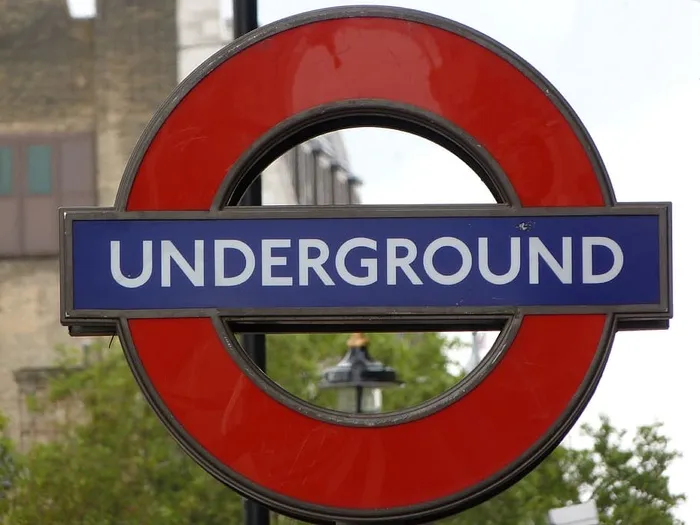 伦敦、英国、博克、标志性、城市、路标、地铁、地铁